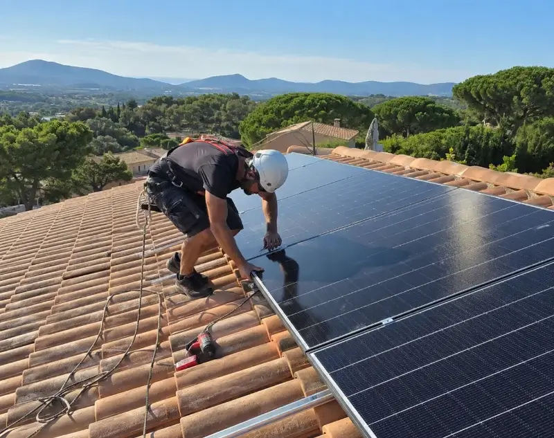 Installateur panneaux solaires Creissan — pose photovoltaïque sur toiture